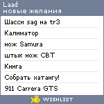 My Wishlist - laad