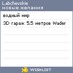 My Wishlist - labchevskie