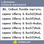 My Wishlist - lakononov