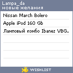 My Wishlist - lampa_da