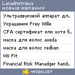 My Wishlist - lanadmitrieva