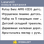My Wishlist - lanarvn13