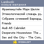 My Wishlist - landovski