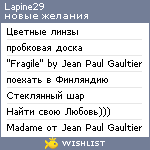 My Wishlist - lapine29