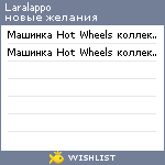 My Wishlist - laralappo