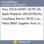 My Wishlist - larisabelaya