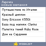 My Wishlist - larochka89