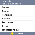 My Wishlist - laroshele