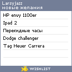 My Wishlist - larsyjazz