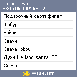 My Wishlist - latartseva