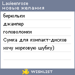 My Wishlist - lavieenrose