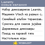 My Wishlist - lavrenty