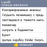 My Wishlist - lavvbl