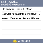 My Wishlist - ledi_cynthia