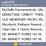 My Wishlist - leeloo5th