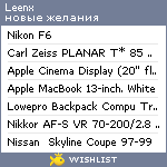 My Wishlist - leenx