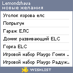 My Wishlist - lemondzhava