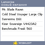 My Wishlist - lemonjoe