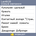 My Wishlist - len4ik28