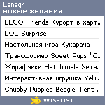 My Wishlist - lenagr