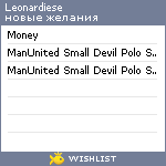 My Wishlist - leonardiese