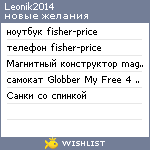 My Wishlist - leonik2014