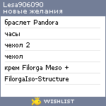 My Wishlist - lesa906090