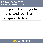 My Wishlist - lesya_nezvanova