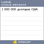 My Wishlist - levinab