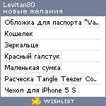 My Wishlist - levitan80