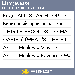 My Wishlist - liamjayaster