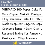 My Wishlist - likeshit