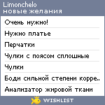 My Wishlist - limonchelo