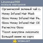 My Wishlist - limonnaia1988