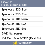 My Wishlist - lina285