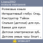 My Wishlist - lisena2012