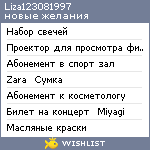 My Wishlist - liza123081997