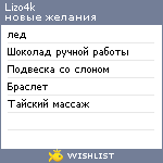 My Wishlist - lizo4k