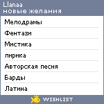 My Wishlist - llanaa