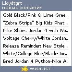 My Wishlist - lloydtgrt