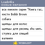 My Wishlist - loado4ka