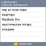 My Wishlist - lobotomist