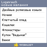 My Wishlist - loganrauch