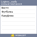 My Wishlist - loginov_vasily