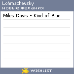 My Wishlist - lohmachevsky