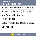 My Wishlist - lokteva