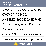 My Wishlist - loorick