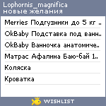 My Wishlist - lophornis_magnifica