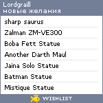 My Wishlist - lordgraill