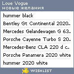 My Wishlist - love_vogue